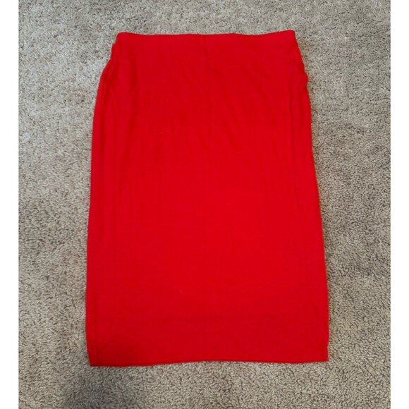 Vince Camuto Red Stretch Pencil Skirt – Size M - Picture 2 of 3